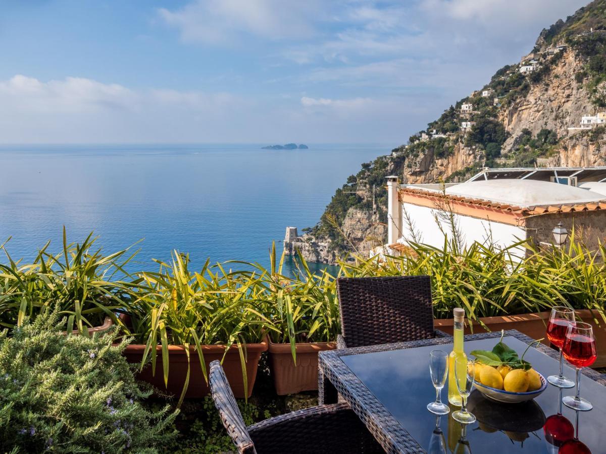Scorcio D' Oltremare - Sea View Apt In Positano Eksteriør billede